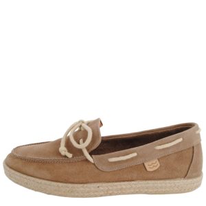 ZAPATO MOCASIN ANTE ESPARTO CORDONES