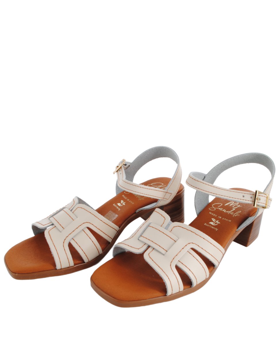 Sandalia Tacon Hebilla Herme W - Imagen 7