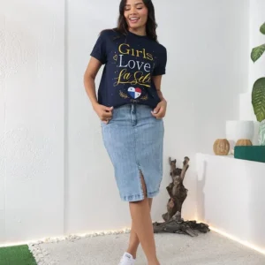 T-shirt Azul Talla Plus Size Inspirado en la Selección de Panamá