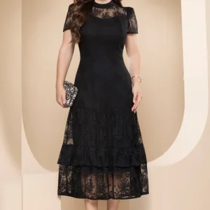 Vestido Encaje Negro
