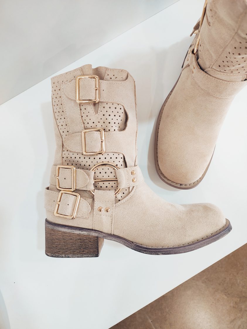 Botines Verenice Beige