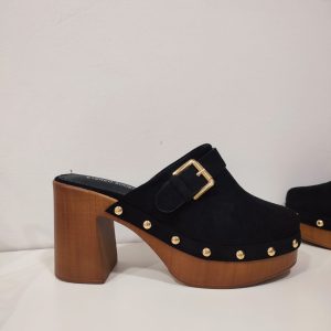 Zuecos Melaina Negro