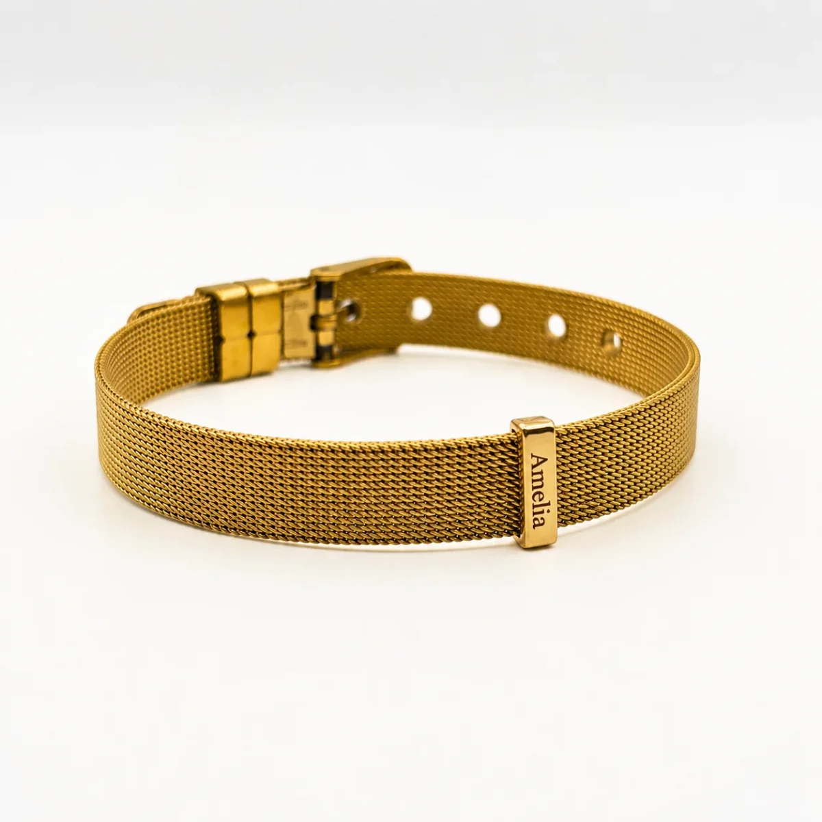 Pulsera Cinturón Dorado - Imagen 4
