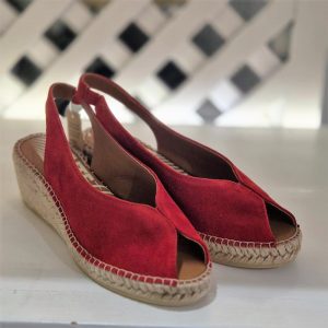 Alpargata PEEP TOES Cherry de VIGUERA