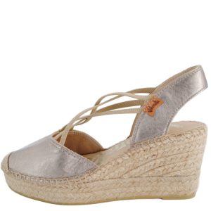 Sandalias Vidorreta Esparto Cuña Elásticas