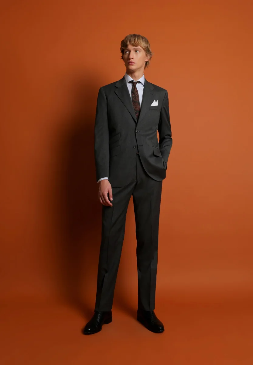 TRAJE CLÁSICO LANA GRIS - Imagen 5