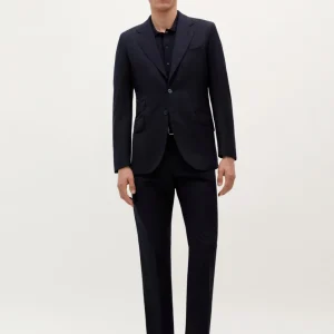 TRAJE CLÁSICO LANA AZUL MARINO