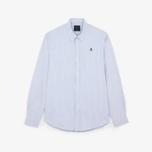 CAMISA OXFORD CALAVERA CONTRASTE