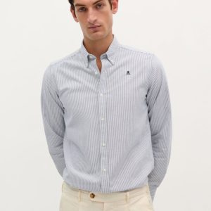 CAMISA OXFORD CALAVERA CONTRASTE