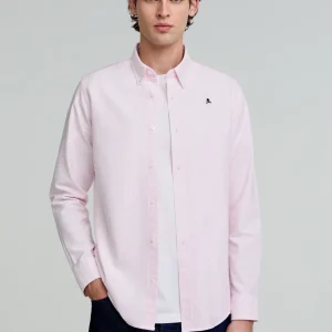 CAMISA OXFORD CALAVERA CONTRASTE