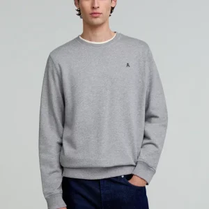 SUDADERA BÁSICA BORDADA CONTRASTE