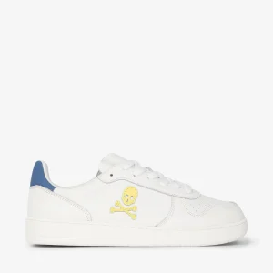 SNEAKERS PIEL DETALLE CONTRASTE