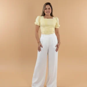 BLUSA OJALILLO AMARILLA