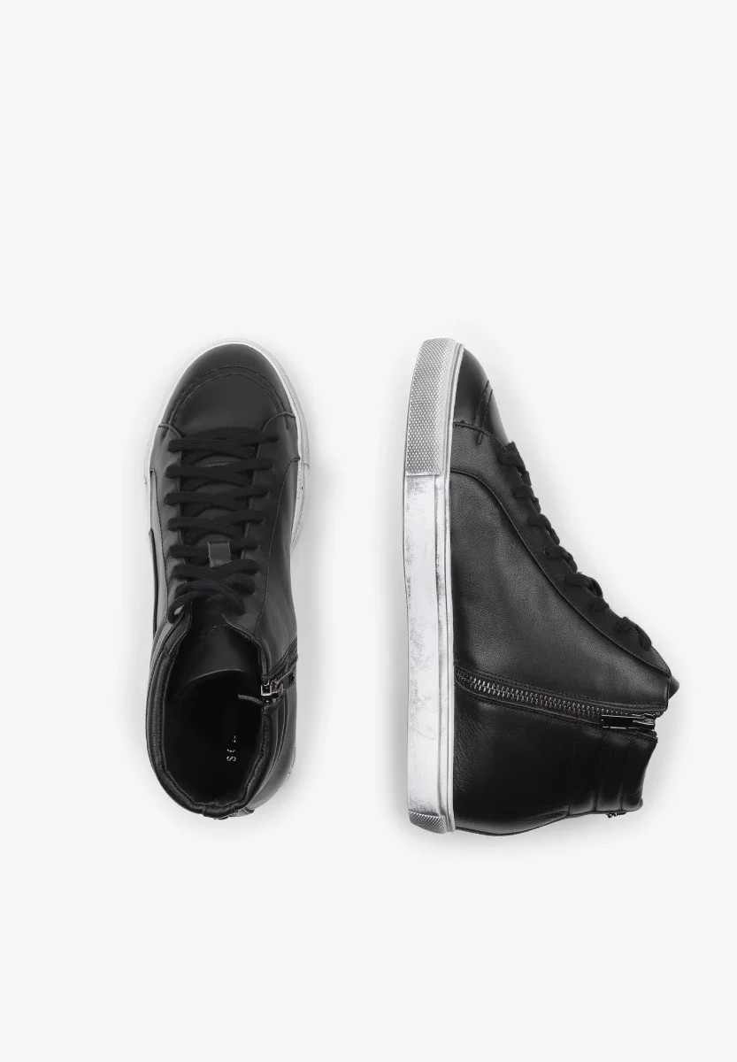 SNEAKERS ALTAS PIEL - Imagen 9
