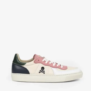 SNEAKERS PIEL ANTE CALAVERA