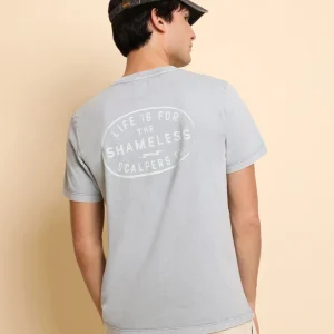 CAMISETA LAVADA PRINT CONTRASTE