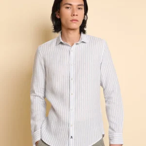 CAMISA LINO RAYAS