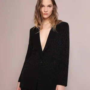 BLAZER JACQUARD CALAVERAS ESTRELLAS