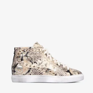 SNEAKERS BOTA PIEL GRABADA
