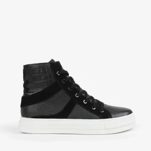 SNEAKERS ALTAS GRABADAS