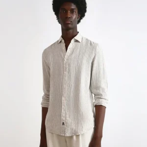 CAMISA LINO RAYAS