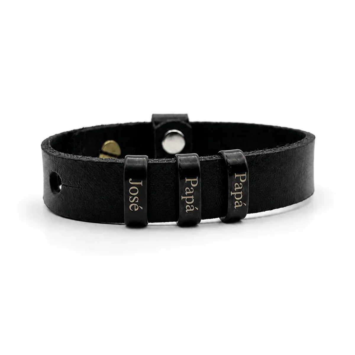 Pulsera Black Belt (piel original) - Imagen 7