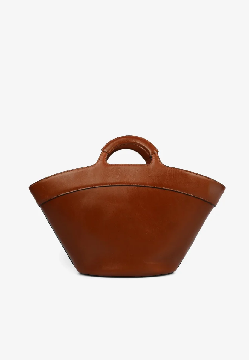 BOLSO CAPAZO PIEL TACHAS - Imagen 5