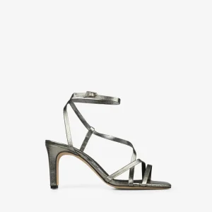 SANDALIAS TACÓN METALIZADAS