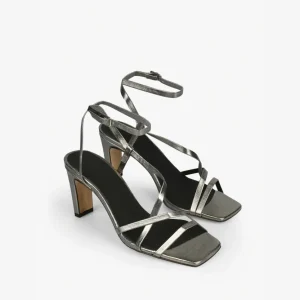 SANDALIAS TACÓN METALIZADAS
