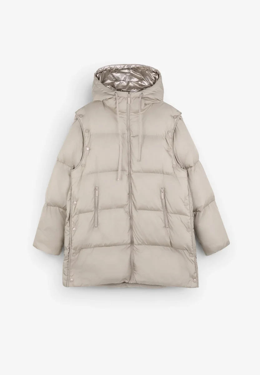 PARKA LARGA MANGAS DESMONTABLES - Imagen 9