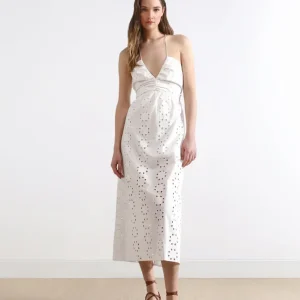 VESTIDO MIDI BRODERIE