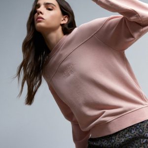 SUDADERA LAVADA LOGO BORDADO
