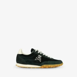 SNEAKERS BAJAS TERCIOPELO CALAVERA