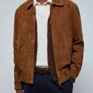 CHAQUETA BOMBER PIEL