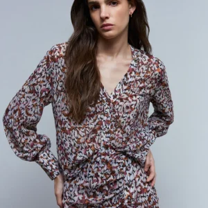 BLUSA PRINT DRAPEADA