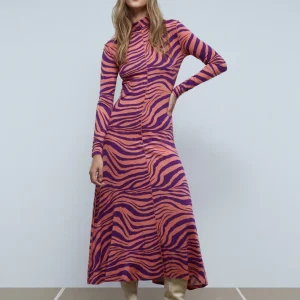 VESTIDO MIDI CEBRA