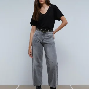 CAMISETA LUREX FRUNCIDO LATERAL
