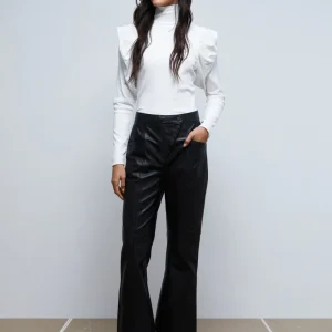 PANTALÓN ANKLE FLARE PIEL