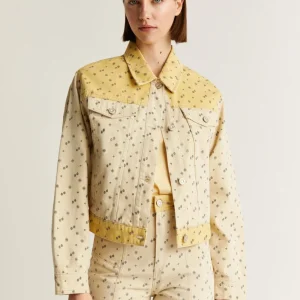 CHAQUETA DENIM MOTIVOS ÉTNICOS