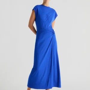 FALDA MIDI DETALLE NUDO