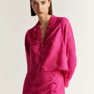 BLUSA JACQUARD ZIGZAG