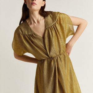 VESTIDO LUREX NUDO