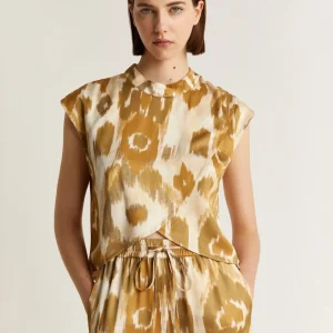 TOP ANIMAL PRINT CRUZADO