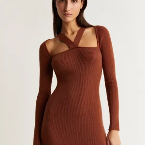 VESTIDO MIDI PUNTO CANALÉ