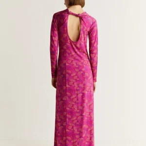 VESTIDO MIDI DETALLE ESPALDA