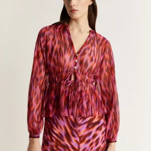 BLUSA ESTAMPADA LUREX