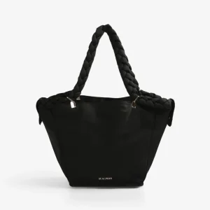 BOLSO SHOPPER ASA TRENZADA