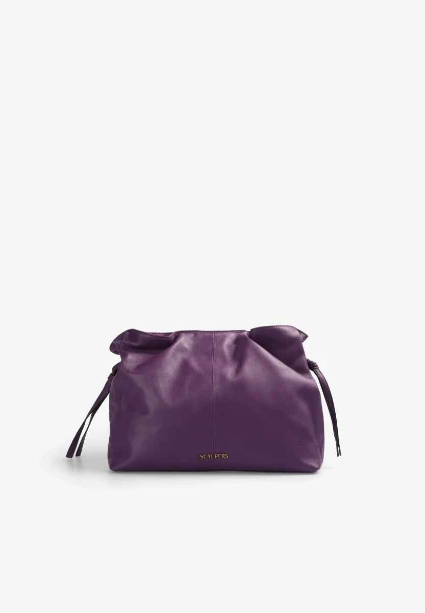 BOLSO HOMBRO PIEL DETALLES FRUNCES - Imagen 3