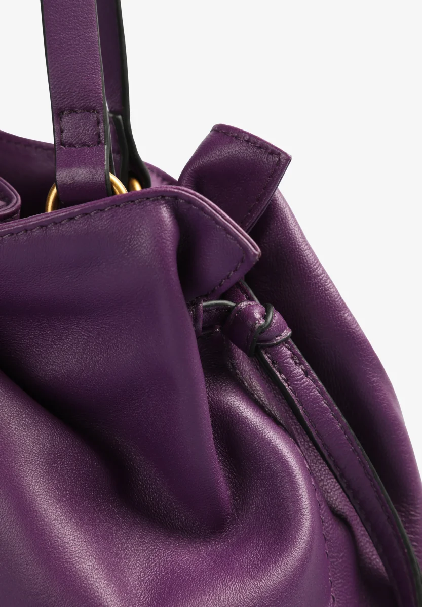 BOLSO HOMBRO PIEL DETALLES FRUNCES - Imagen 8
