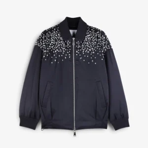 CHAQUETA BOMBER DETALLE CRISTALES